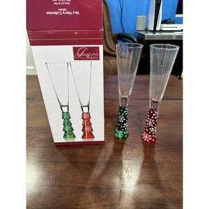 Celebrations By Mkasa Christmas Flutes Red And‎ Green
